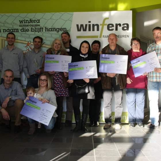 Winnaars wedstrijd 25.000ste raam - Z14