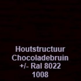 Dt 1008 Deceuninck Houtstructuur Chocoladebruin - Dt 1008 Deceuninck Houtstructuur Chocoladebruin