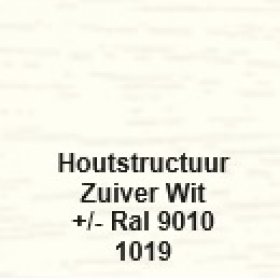 Dt 1019 Deceuninck Houtstructuur Zuiver Wit