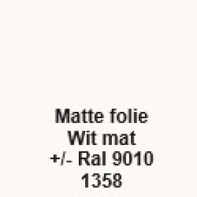 Dt 1358 Deceuninck Solid matte folie wit mat - Dt 1358 Deceuninck Solid matte folie wit mat