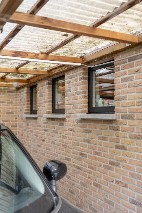 Moderne garage raam