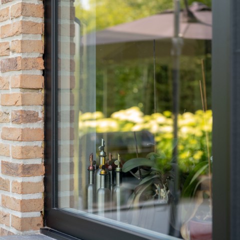 Modern hedendaags zwart PVC